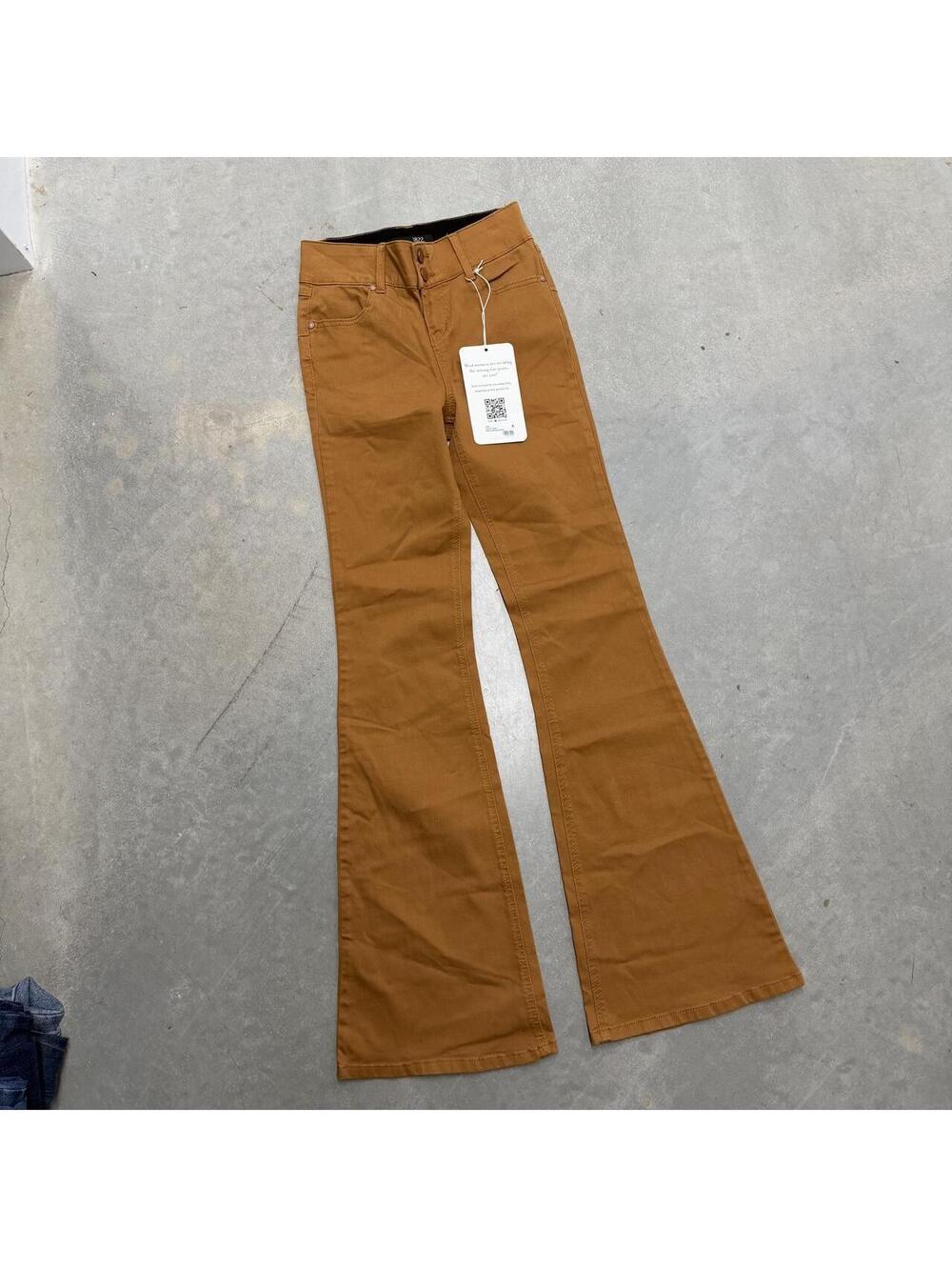 1822 Denim Womens 2/26 Fit & Lift Flare Jeans Pumpkin Spice Brown NWT